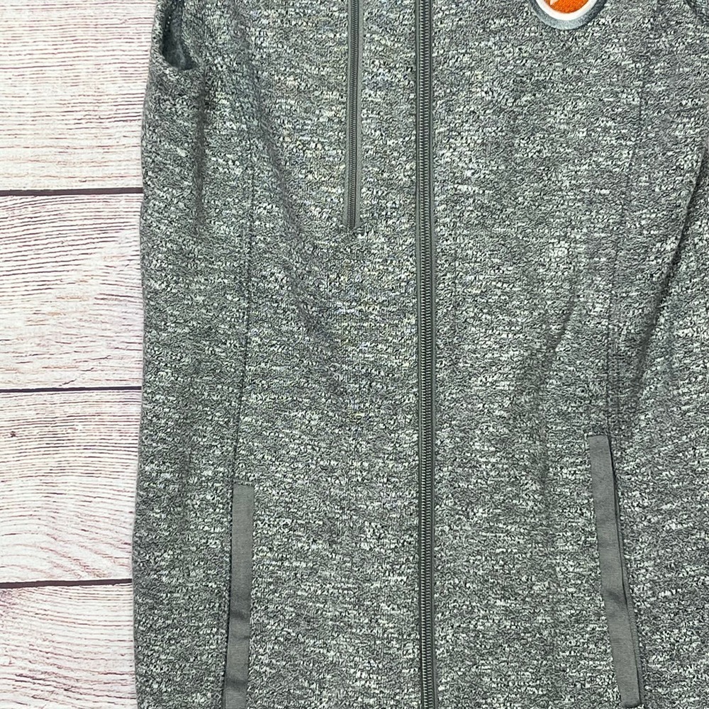 Zusa Women's Midtown Gray Fleece Zipper Vest Logo Size Small New - Picture 10 of 12